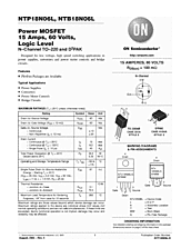 DataSheet NTP18N06L pdf